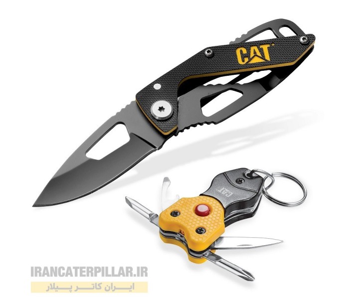 چاقوی تاشو به همراه مولتی تولز چراغ دار Caterpillar 980363